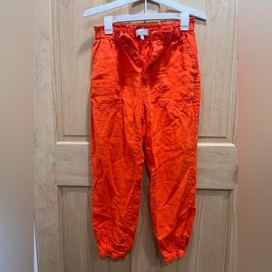 Joie 100% Linen Paperbag Waist Pants size xs